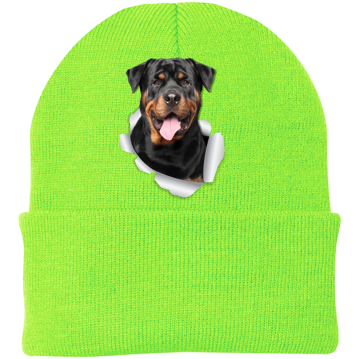 CP90 Port & Company Knit Beanie - Neon Green
