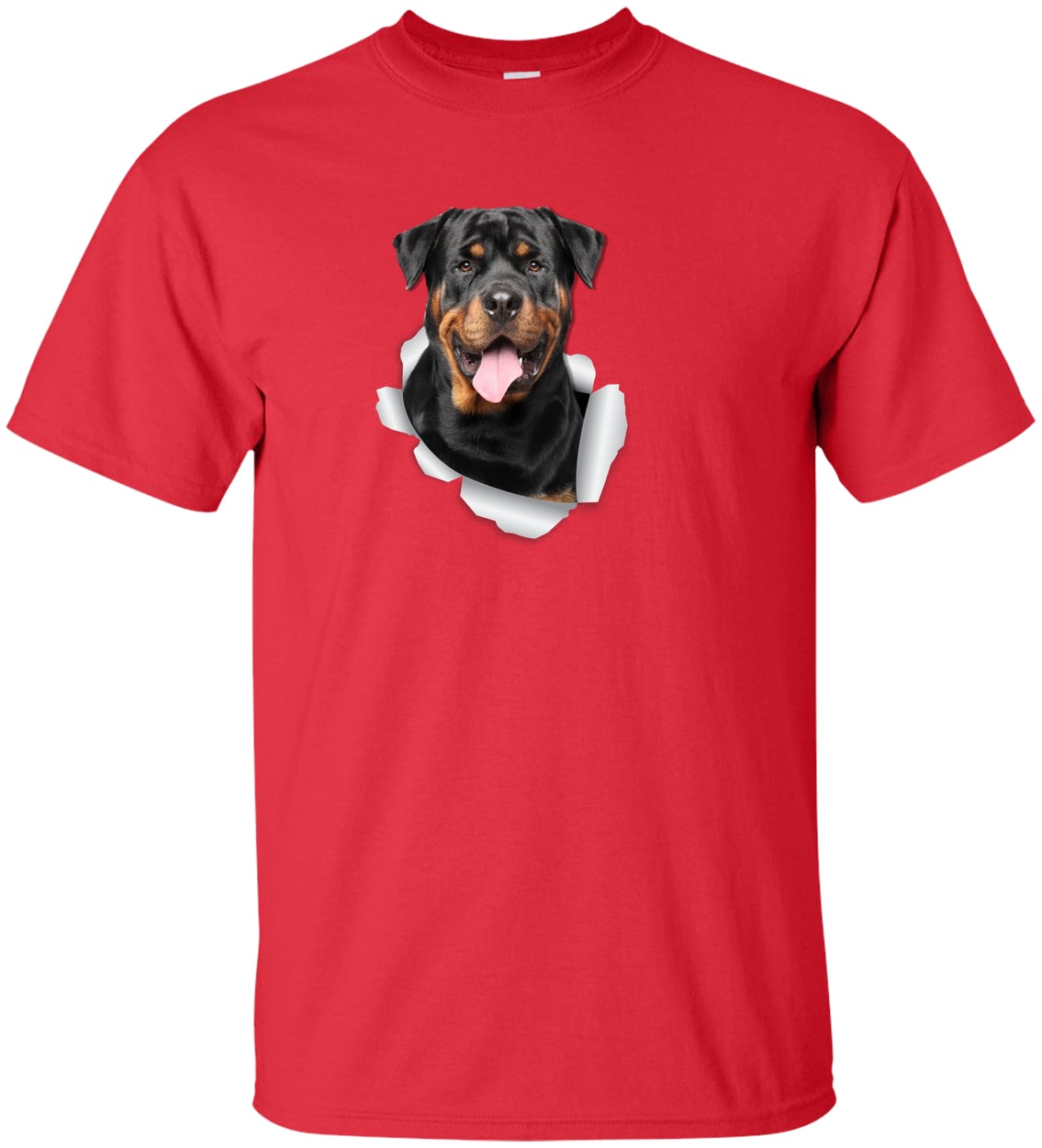 G200T Gildan Mens Tall Ultra Cotton Tee - Red