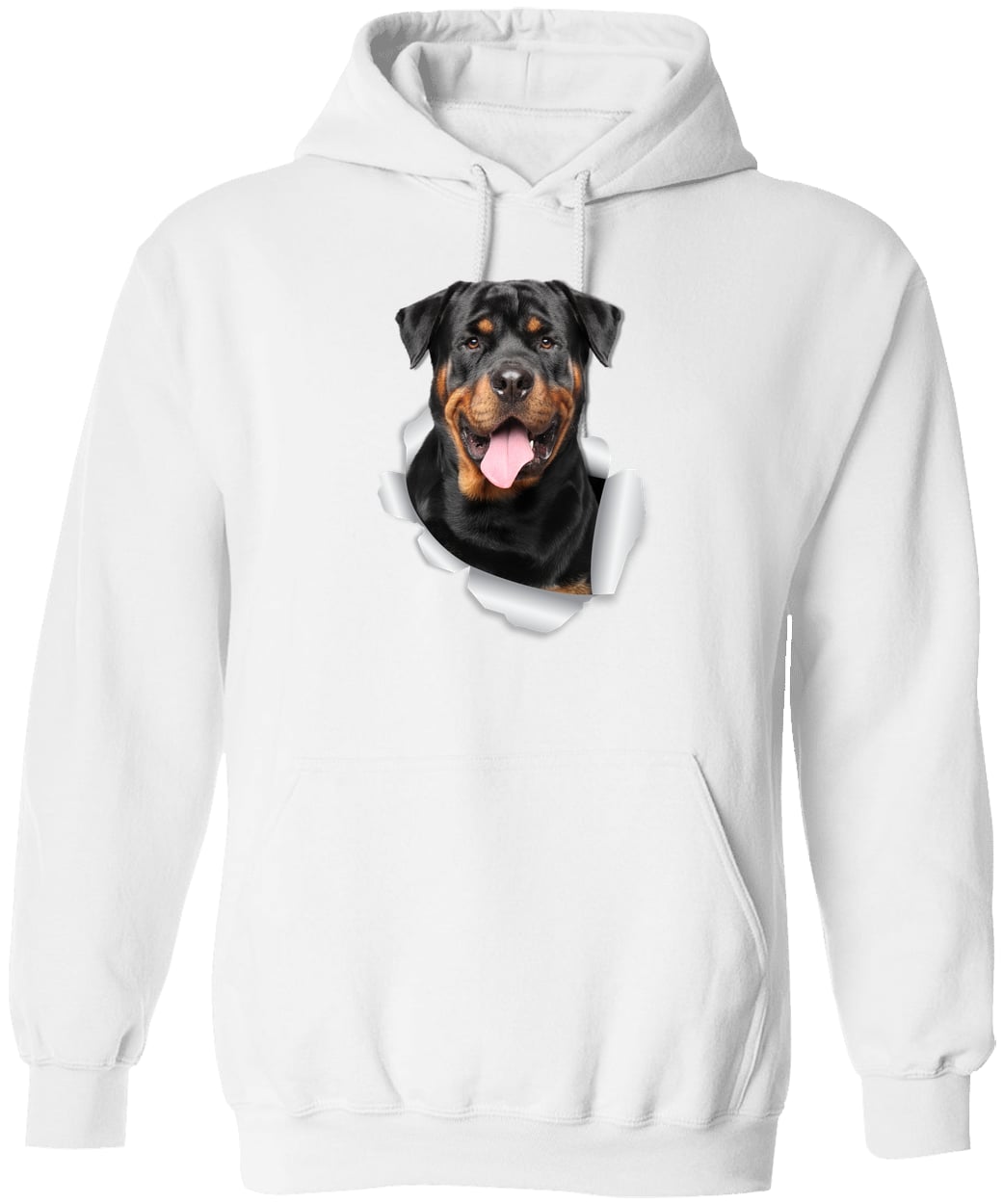 G185 Gildan Pullover Hoodie - White