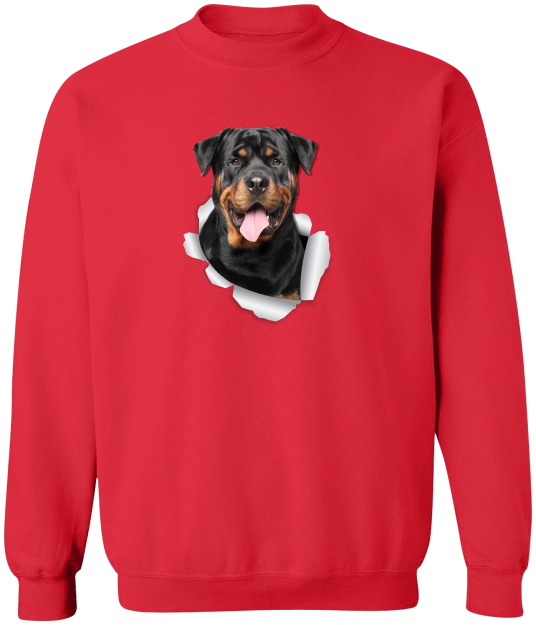 G180 Gildan Crewneck Pullover Sweatshirt - Red