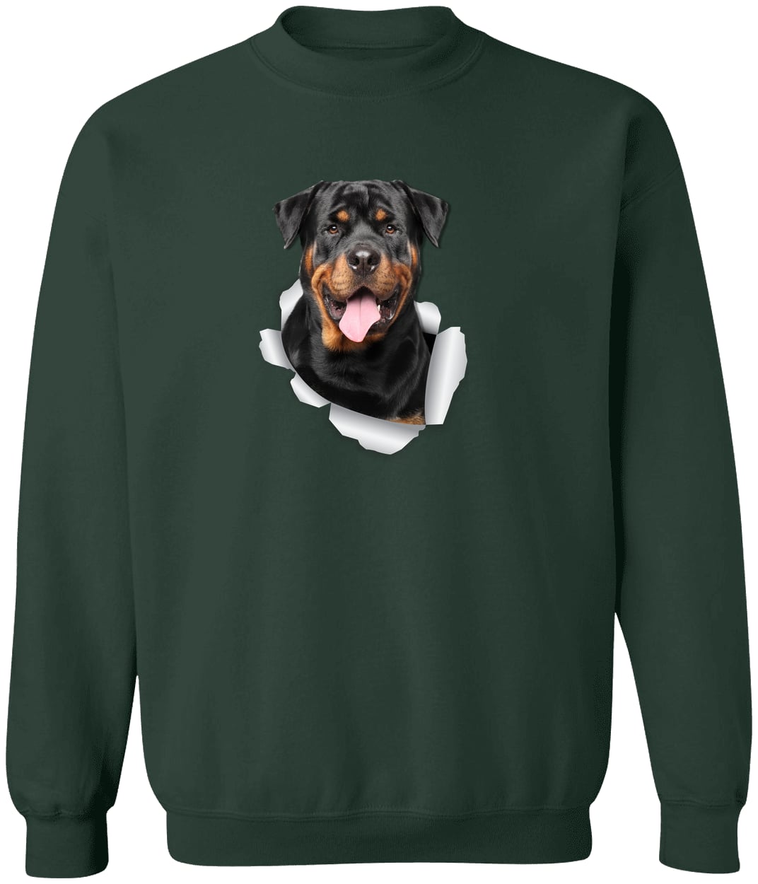 G180 Gildan Crewneck Pullover Sweatshirt - Forest Green