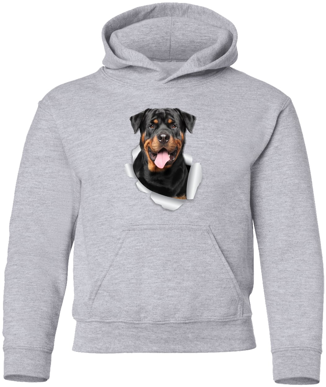 G185B Gildan Youth Pullover Hoodie - Sport Grey