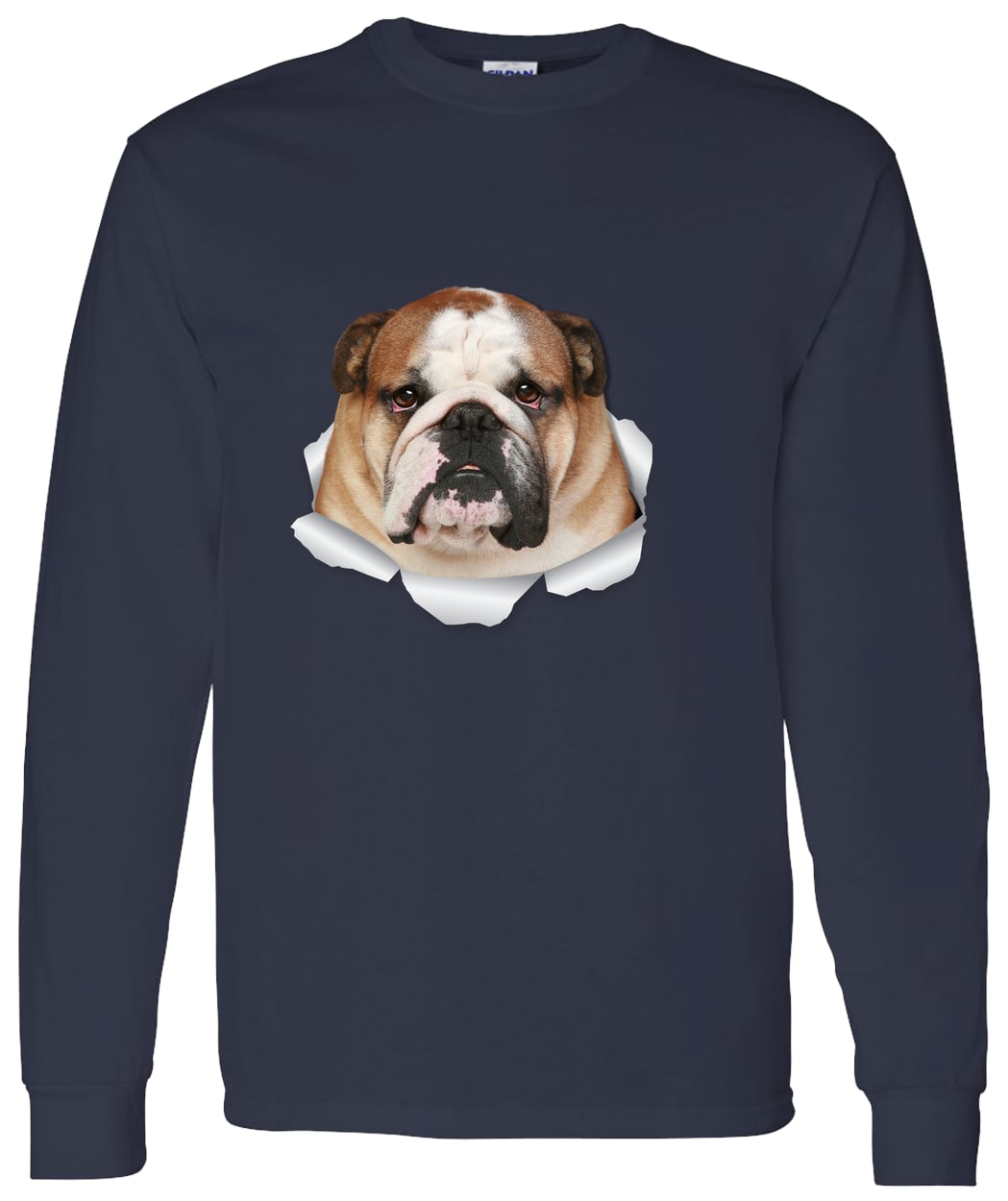 G540 LS T-Shirt 5.3 oz. - Navy