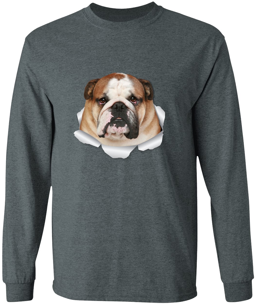 G540 LS T-Shirt 5.3 oz. - Dark Heather