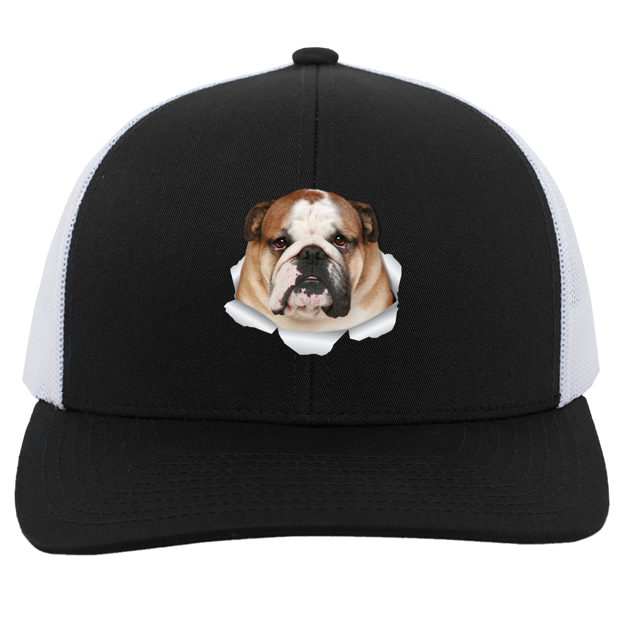 104C Trucker Snap Back - Black/White