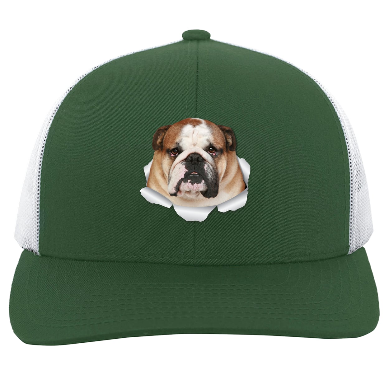 104C Trucker Snap Back - Dark Green/White