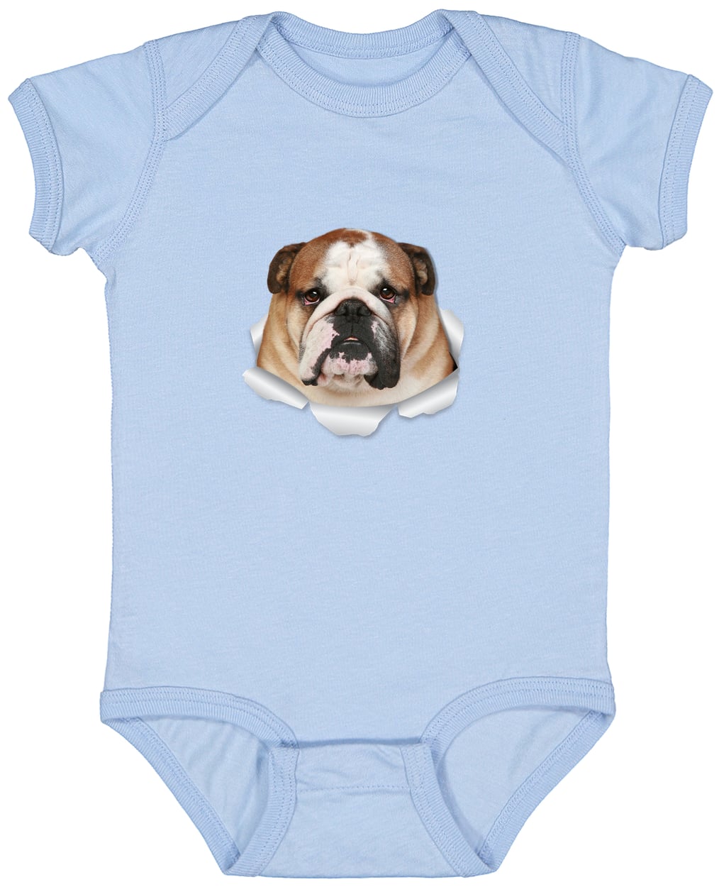 4424 Infant Fine Jersey Bodysuit - Light Blue