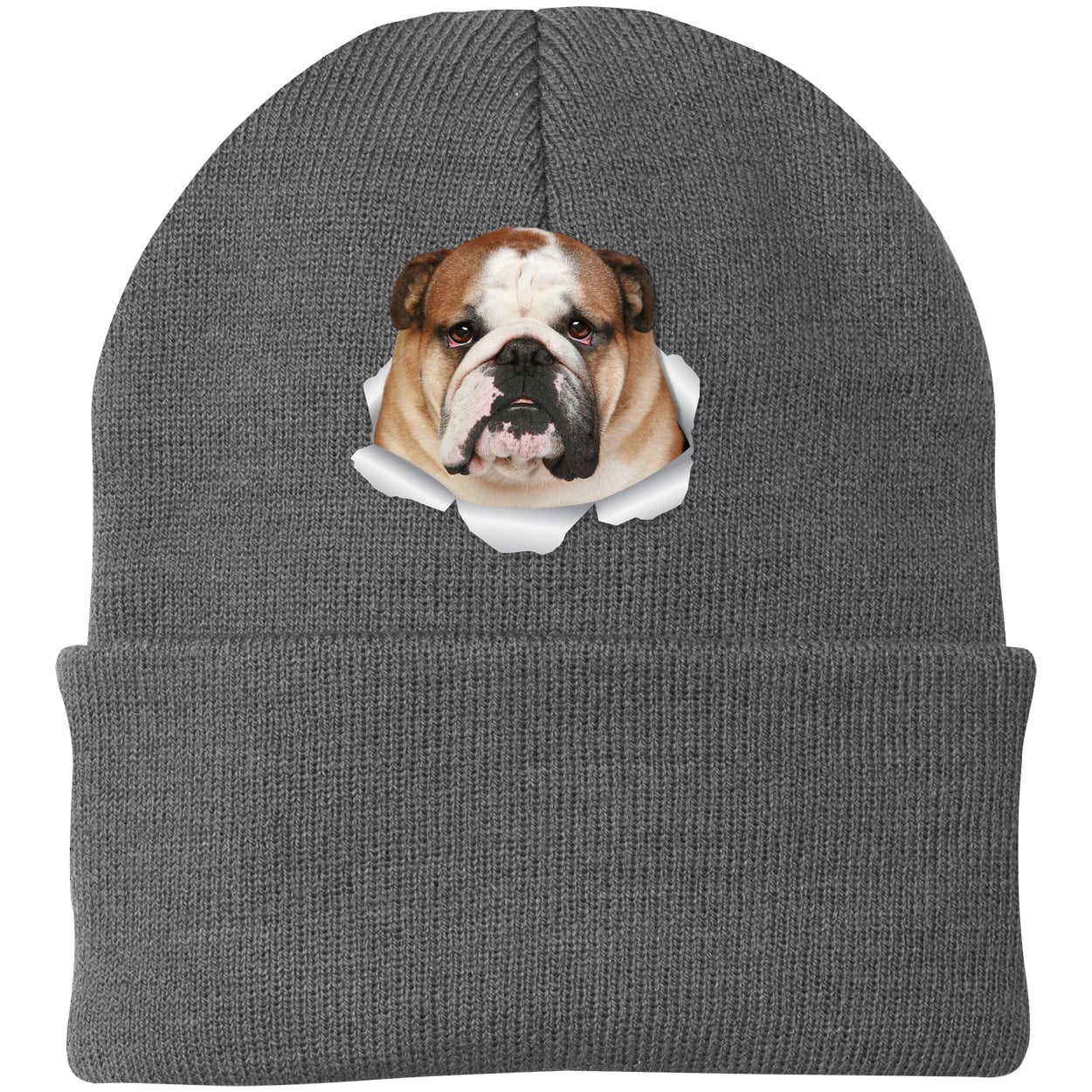 CP90 Port & Company Knit Beanie - Athletic Oxford