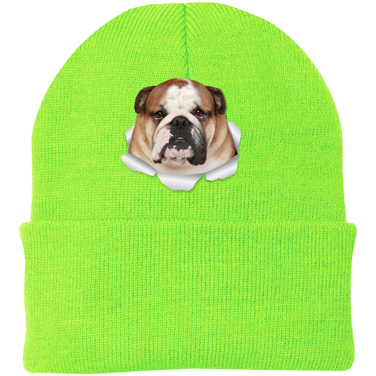 CP90 Port & Company Knit Beanie - Neon Green