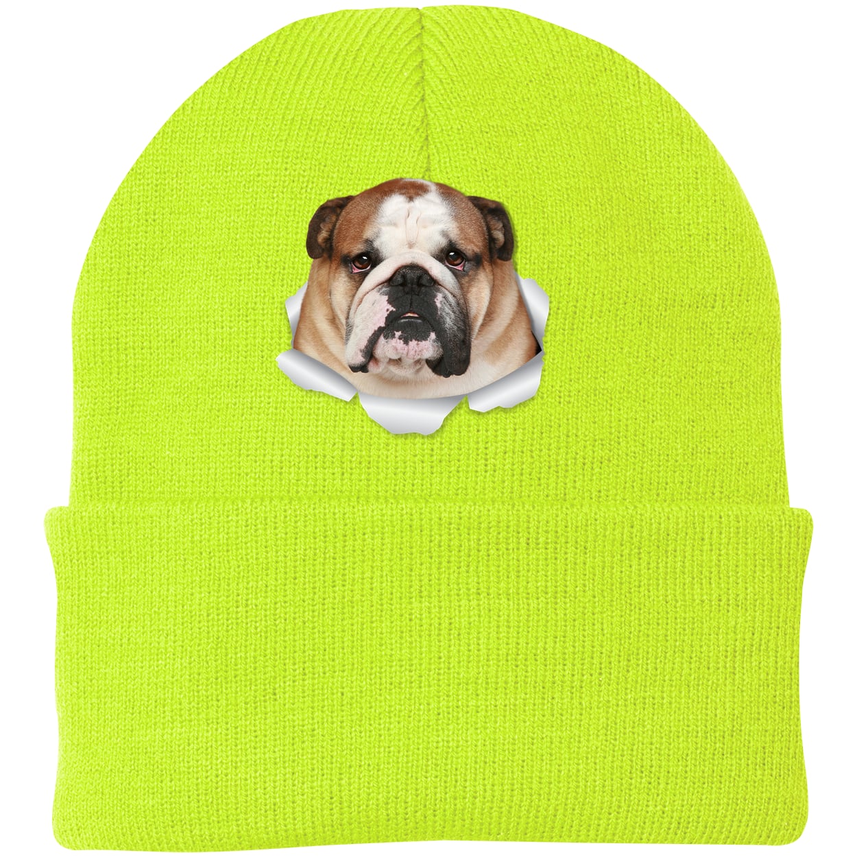 CP90 Port & Company Knit Beanie - Neon Yellow