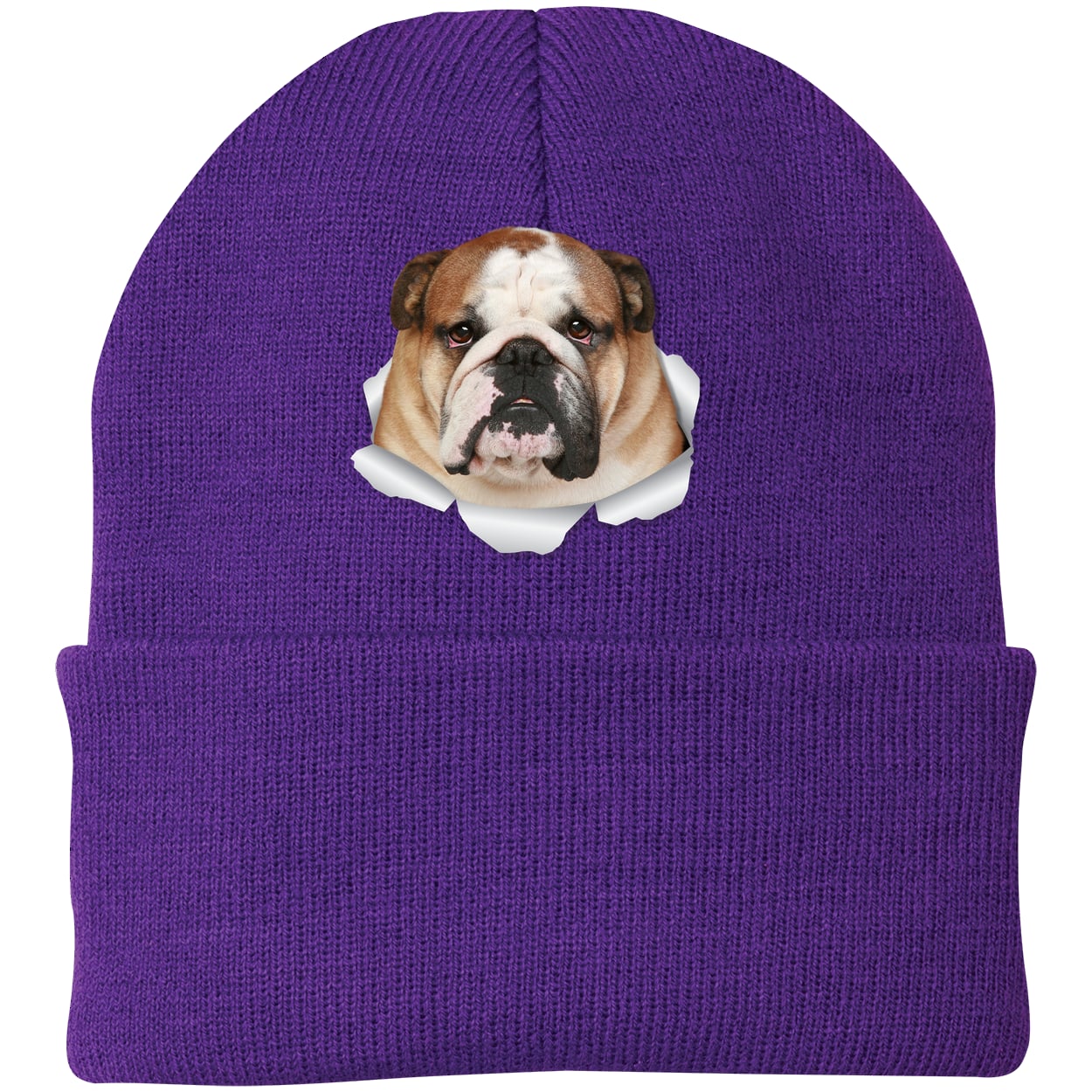 CP90 Port & Company Knit Beanie - Athletic Purple