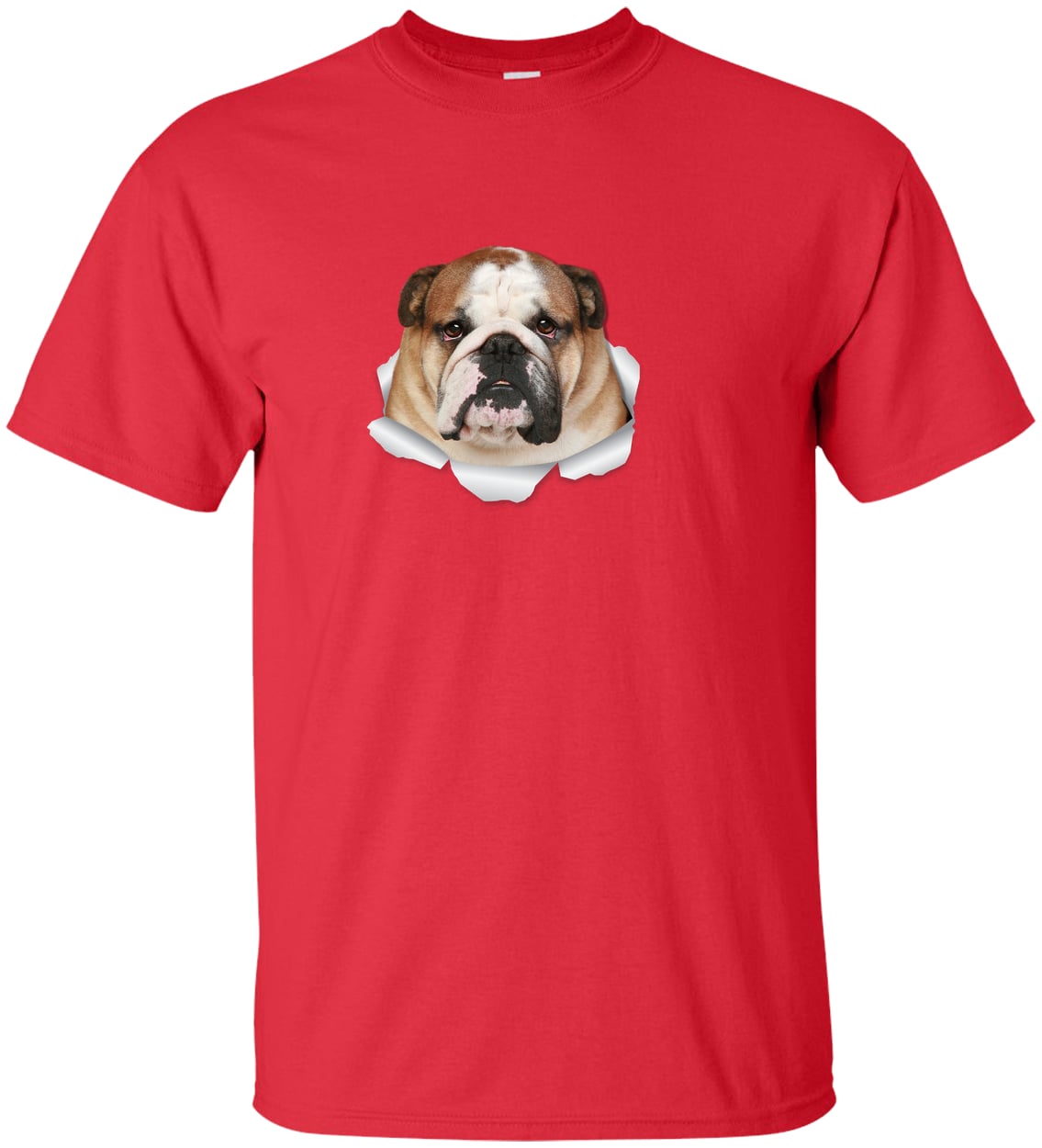 G200T Gildan Mens Tall Ultra Cotton Tee - Red