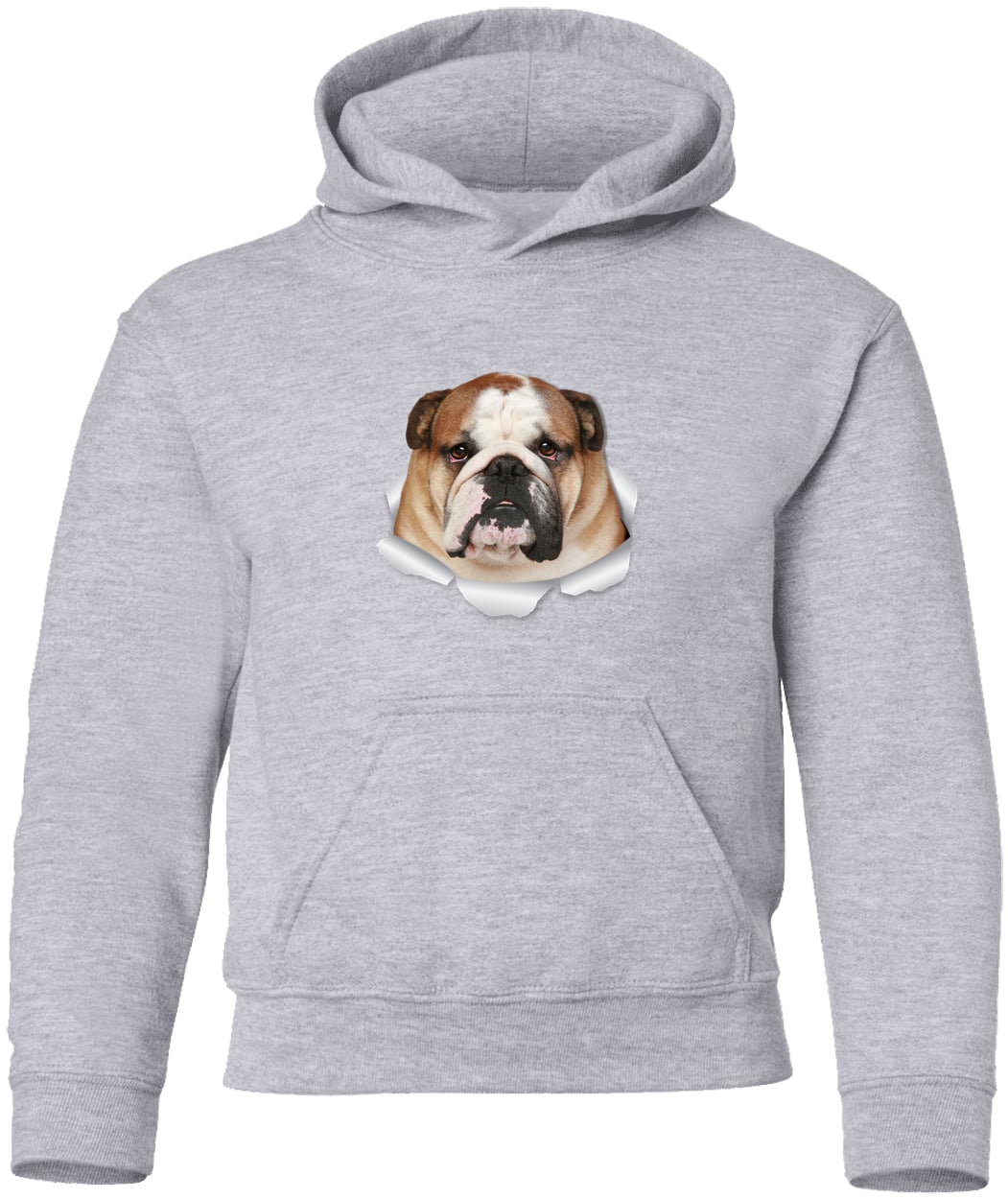 G185B Gildan Youth Pullover Hoodie - Sport Grey