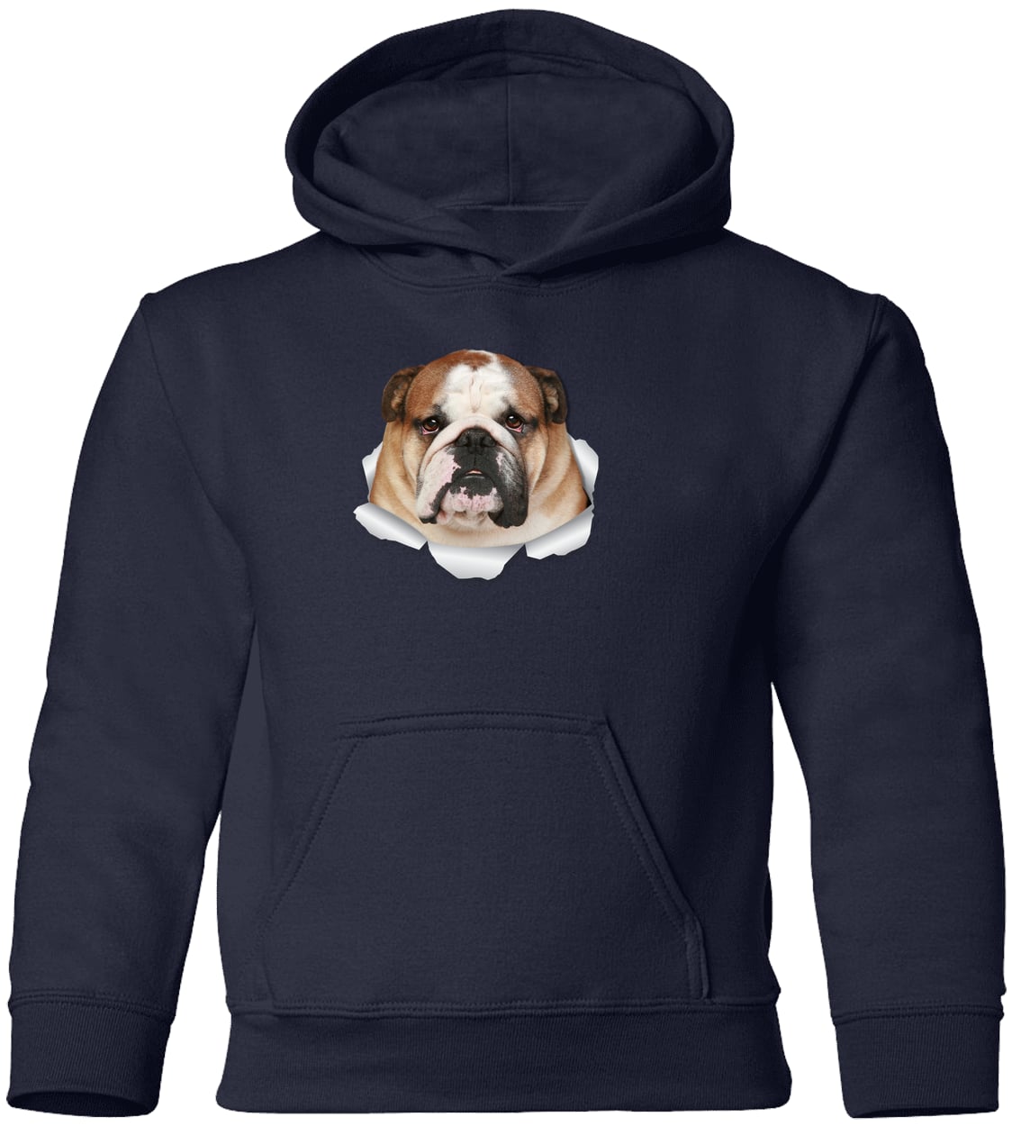 G185B Gildan Youth Pullover Hoodie - Navy