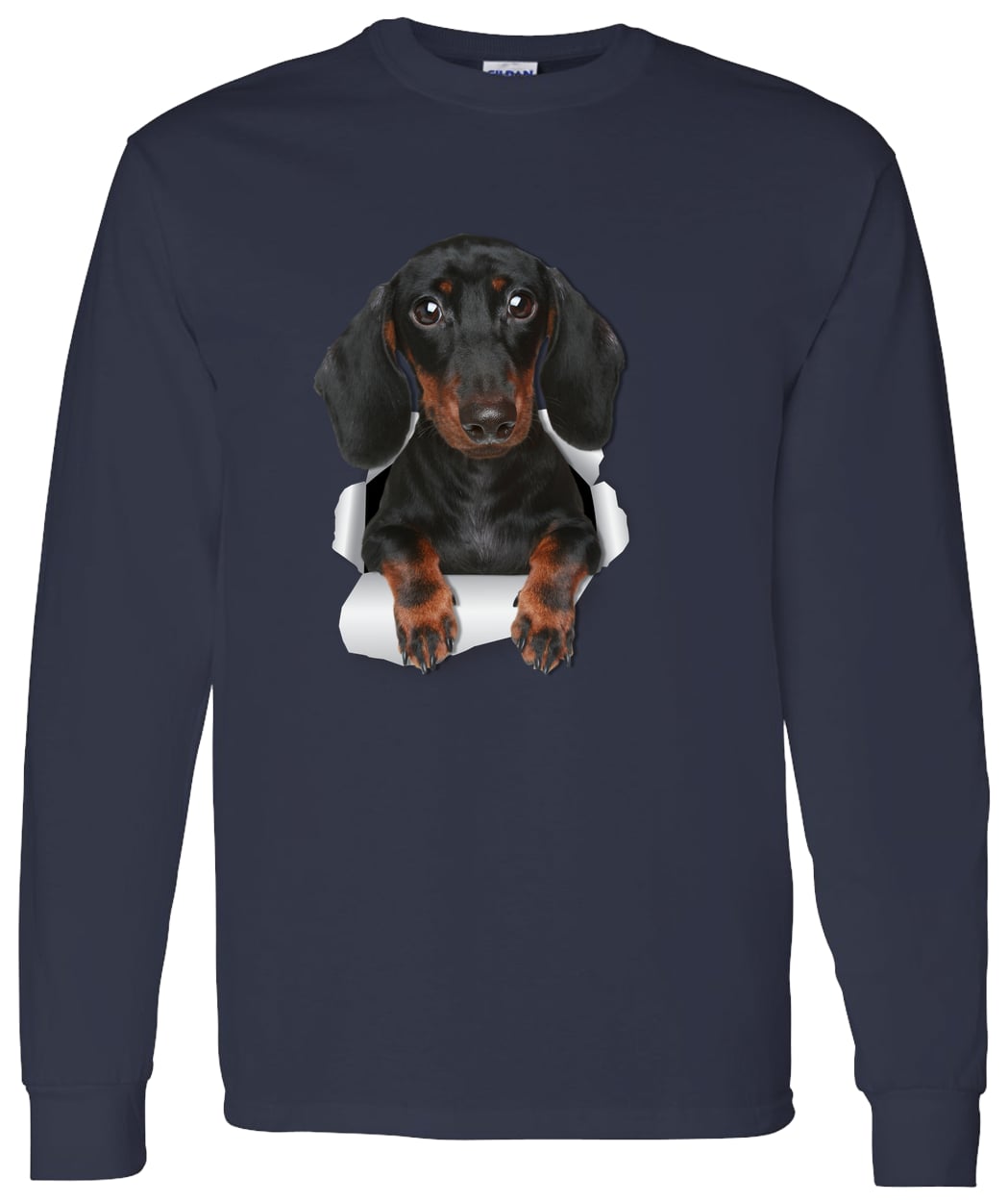 G540 LS T-Shirt 5.3 oz. - Navy