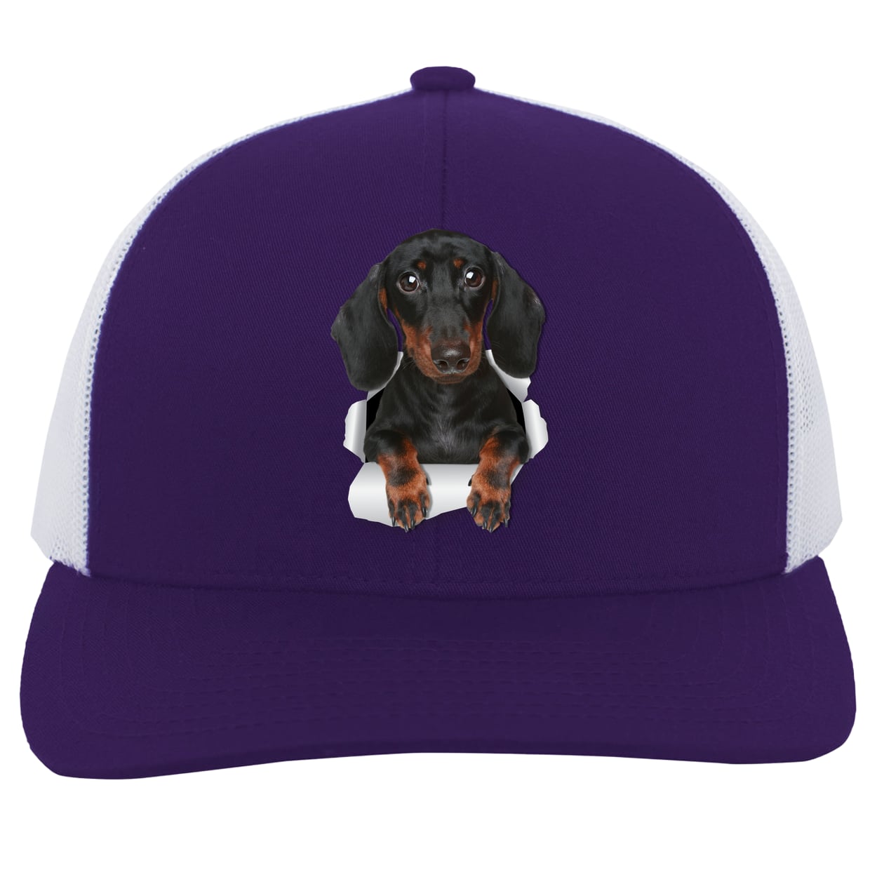 104C Trucker Snap Back - Purple/White