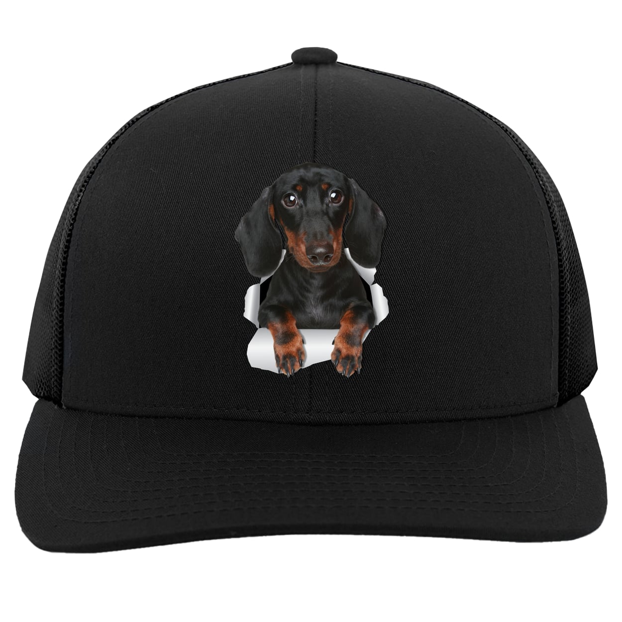 104C Trucker Snap Back - Black