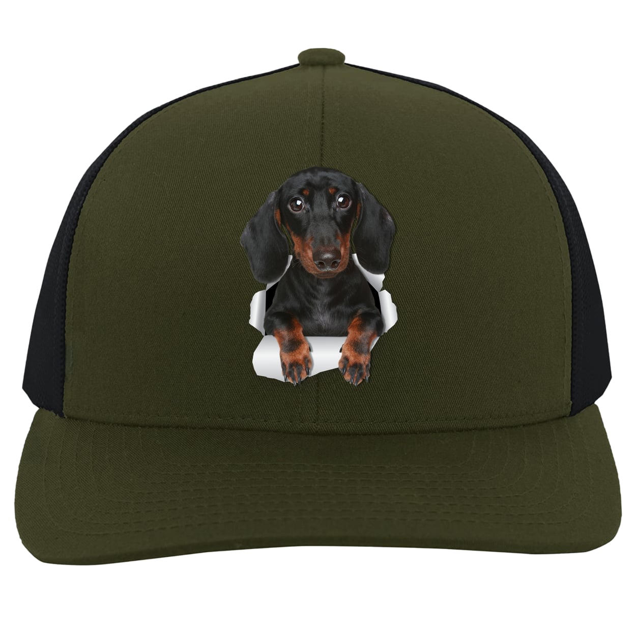 104C Trucker Snap Back - Moss/Charcoal