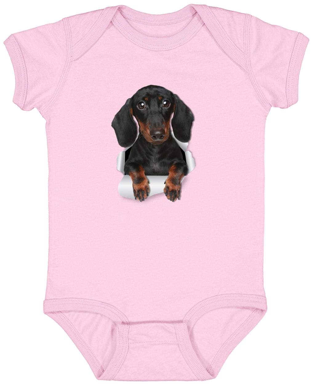4424 Infant Fine Jersey Bodysuit - Pink