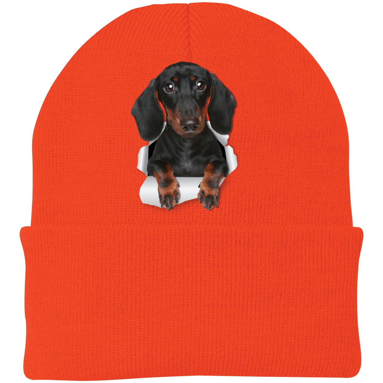 CP90 Port & Company Knit Beanie - Athletic Orange