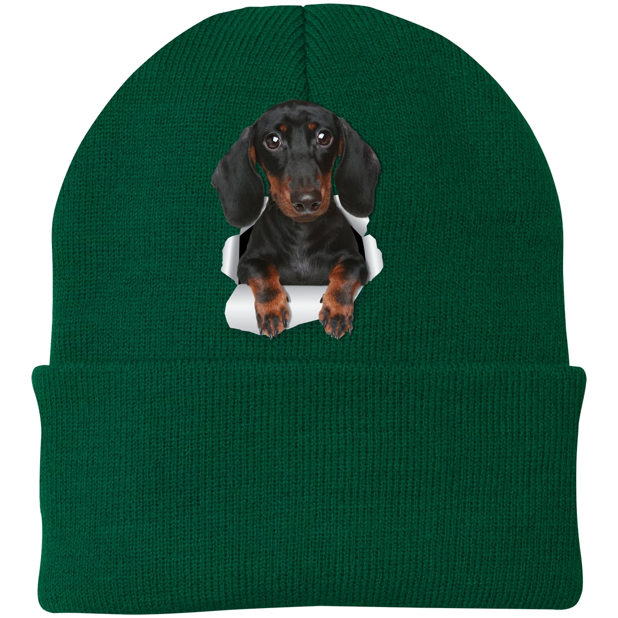 CP90 Port & Company Knit Beanie - Athletic Green