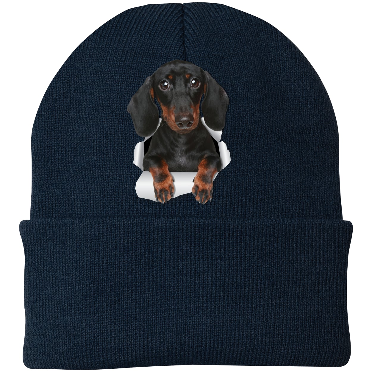 CP90 Port & Company Knit Beanie - Navy