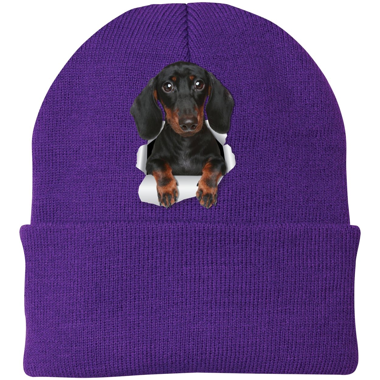 CP90 Port & Company Knit Beanie - Athletic Purple