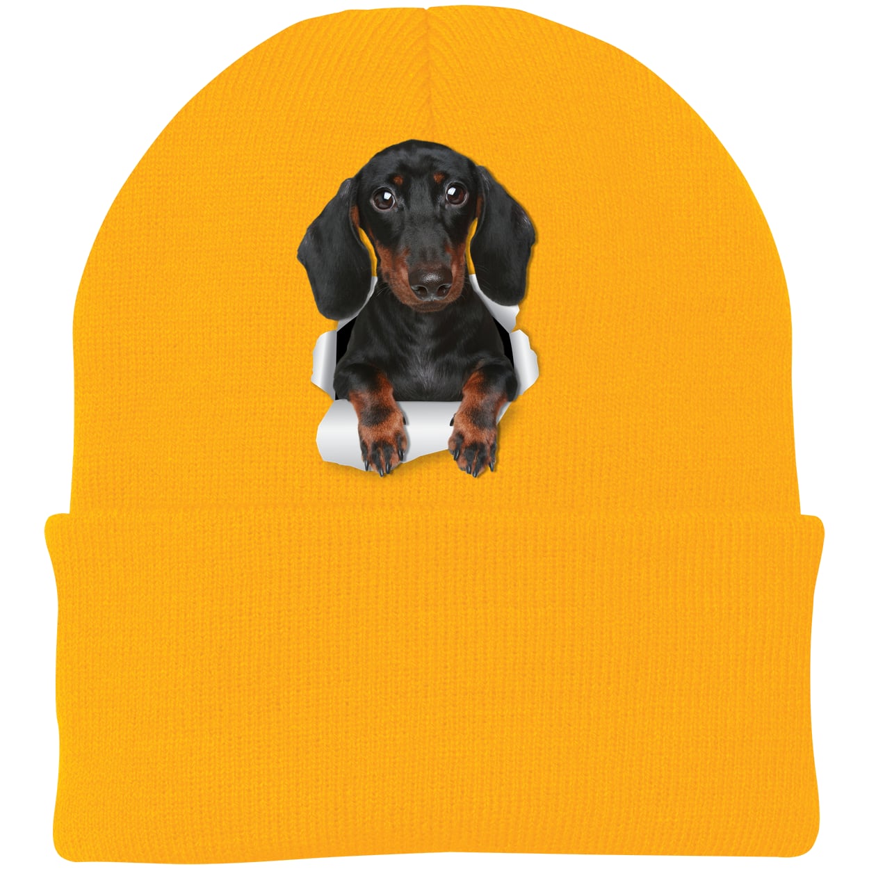 CP90 Port & Company Knit Beanie - Athletic Gold