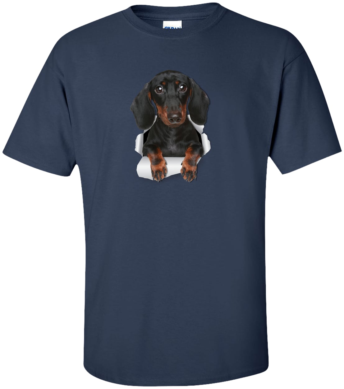 G200T Gildan Mens Tall Ultra Cotton Tee - Navy