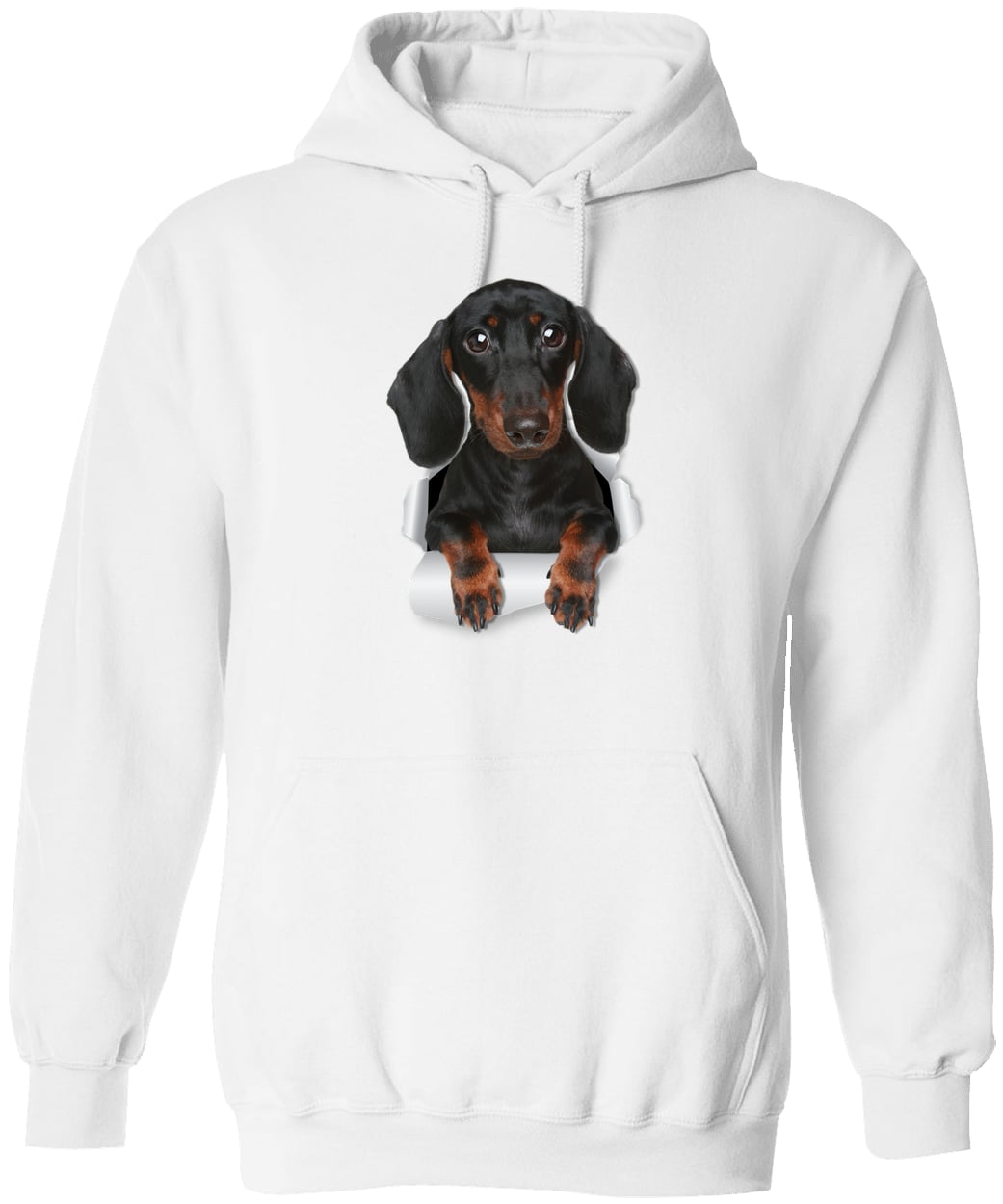 G185 Gildan Pullover Hoodie - White