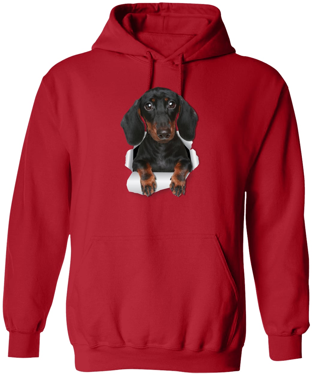 G185 Gildan Pullover Hoodie - Red
