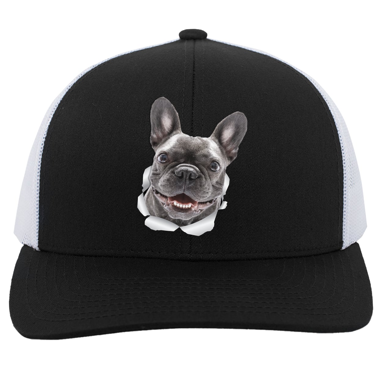 104C Trucker Snap Back - Black/White