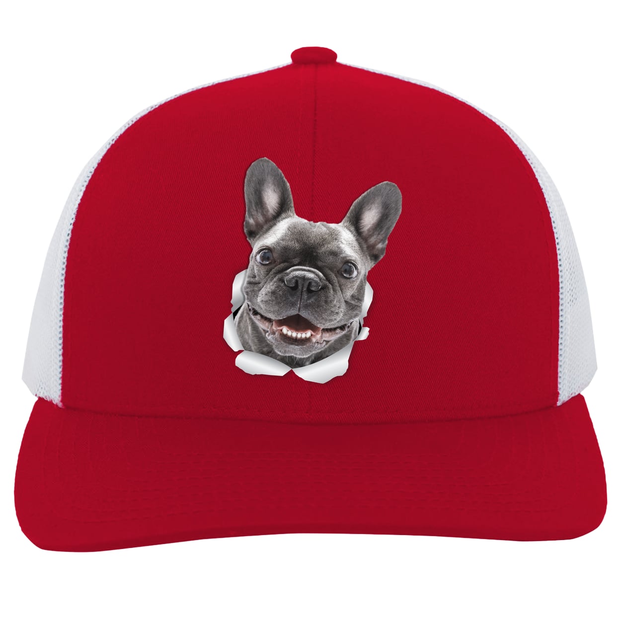 104C Trucker Snap Back - Red/White