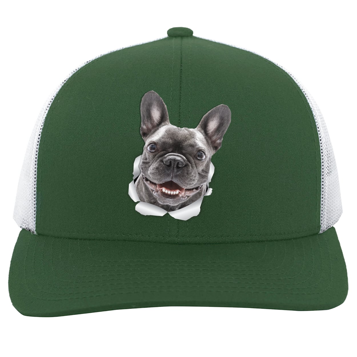 104C Trucker Snap Back - Dark Green/White