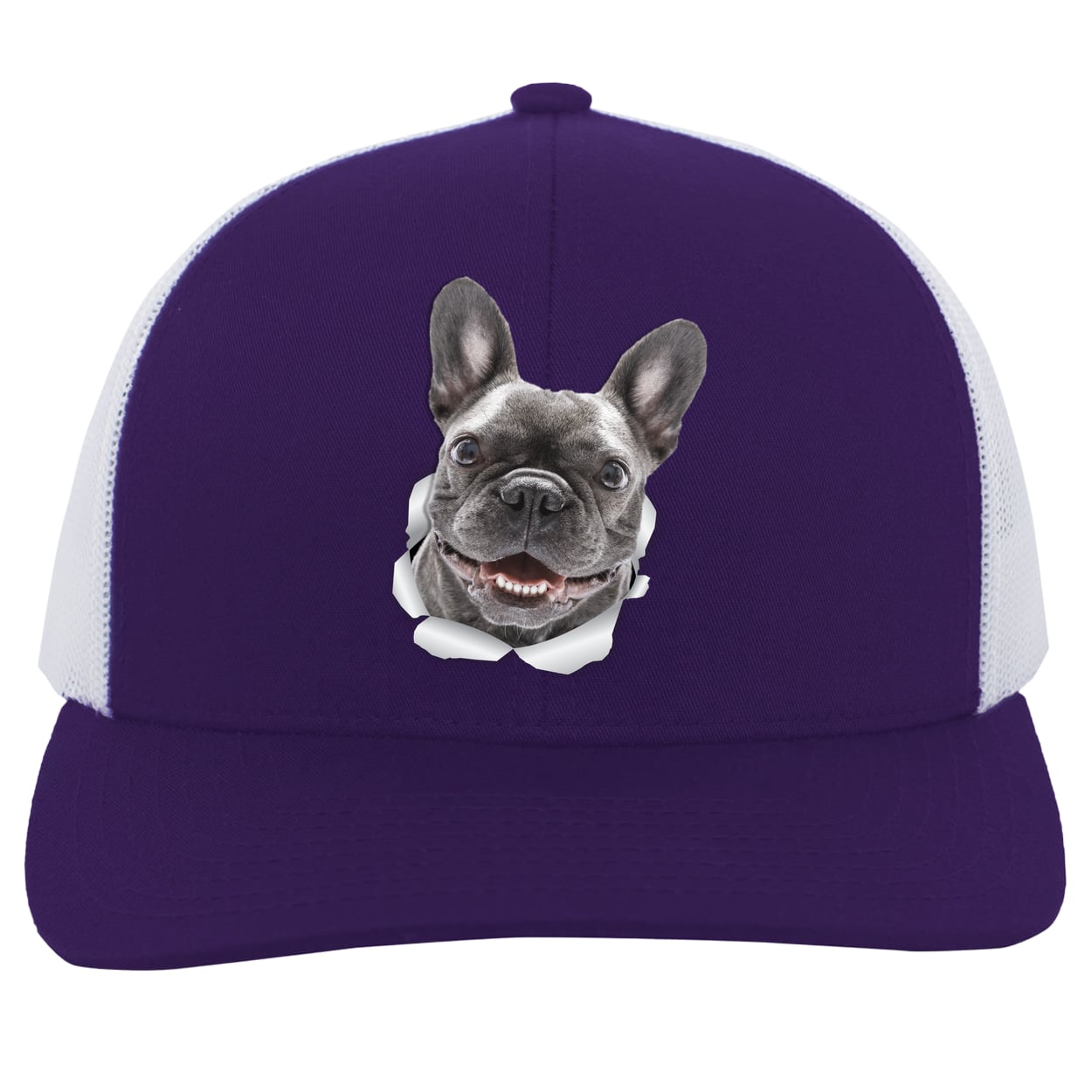 104C Trucker Snap Back - Purple/White