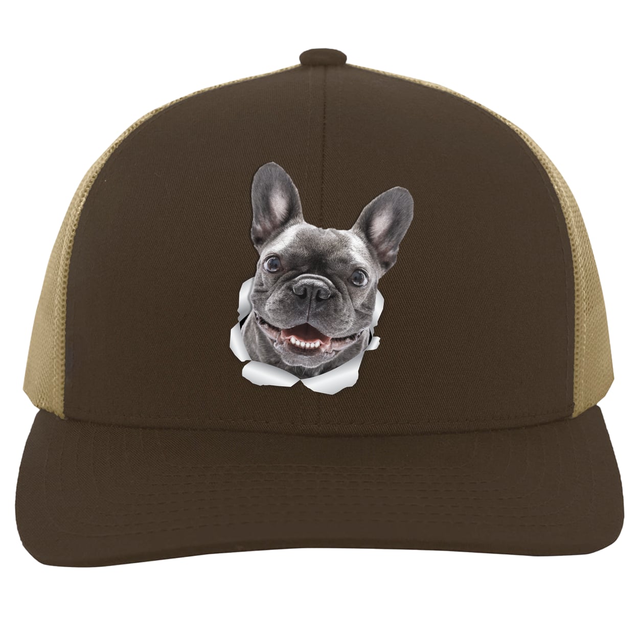 104C Trucker Snap Back - Brown/Khaki