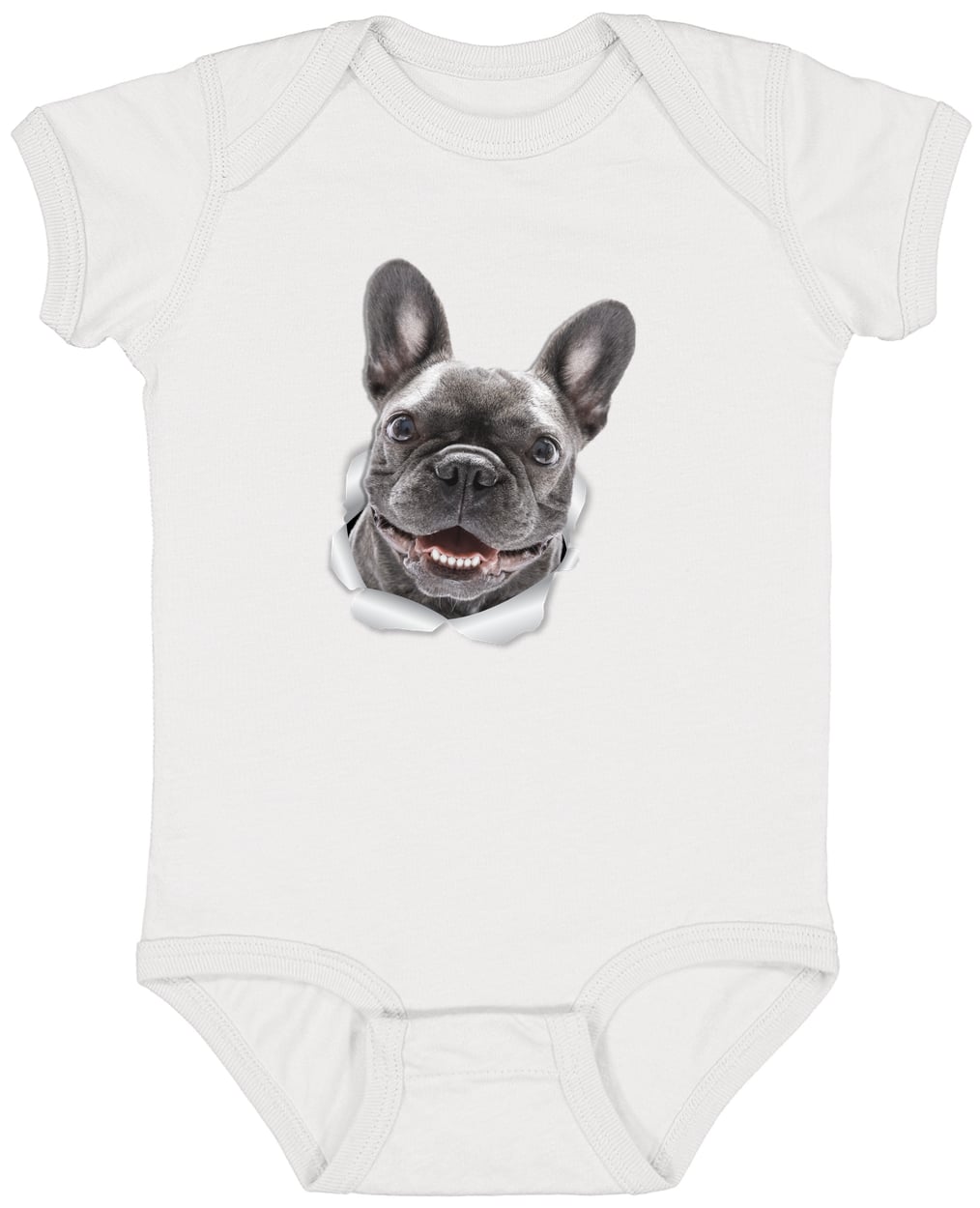 4424 Infant Fine Jersey Bodysuit - White