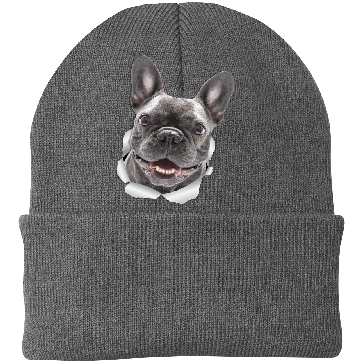 CP90 Port & Company Knit Beanie - Athletic Oxford