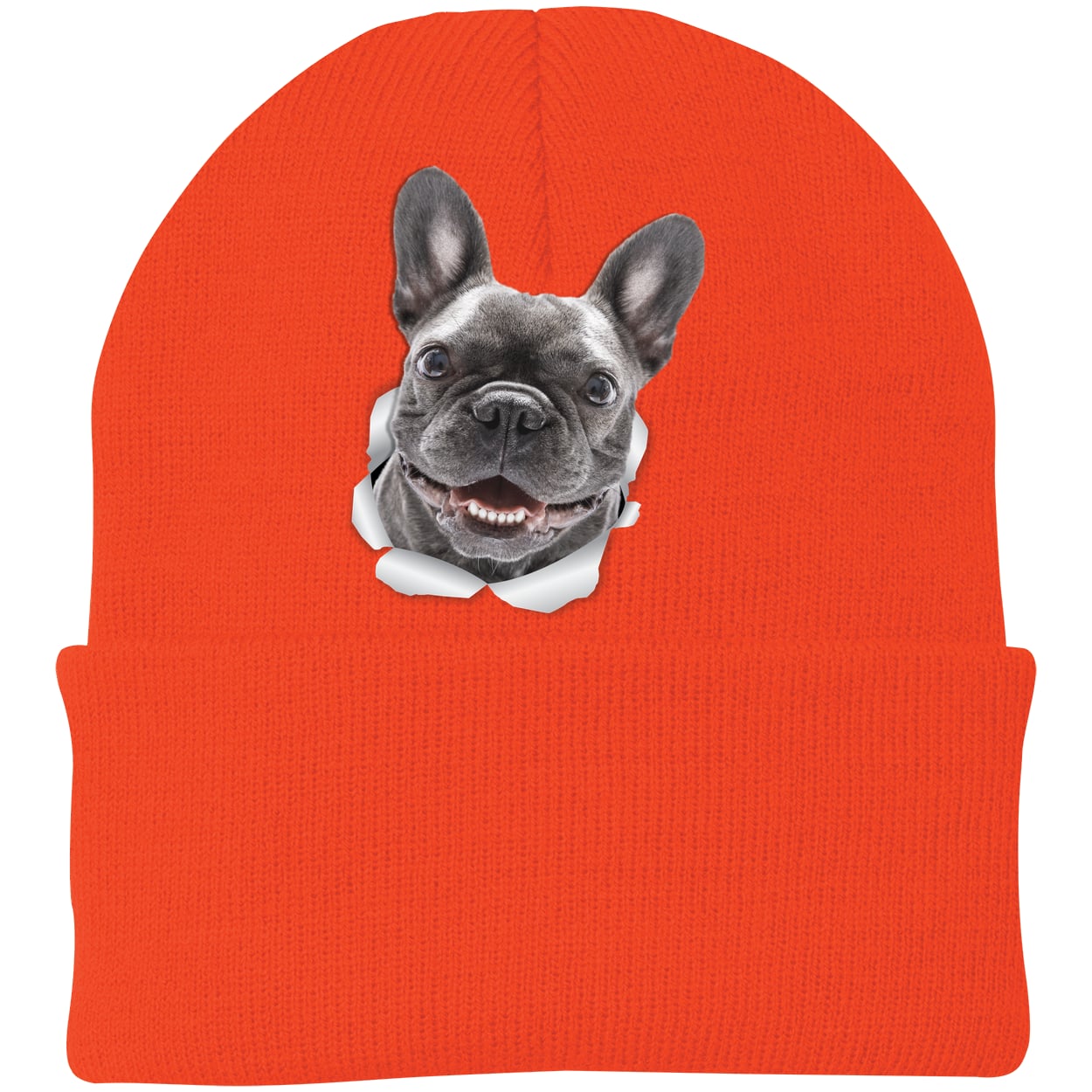 CP90 Port & Company Knit Beanie - Athletic Orange