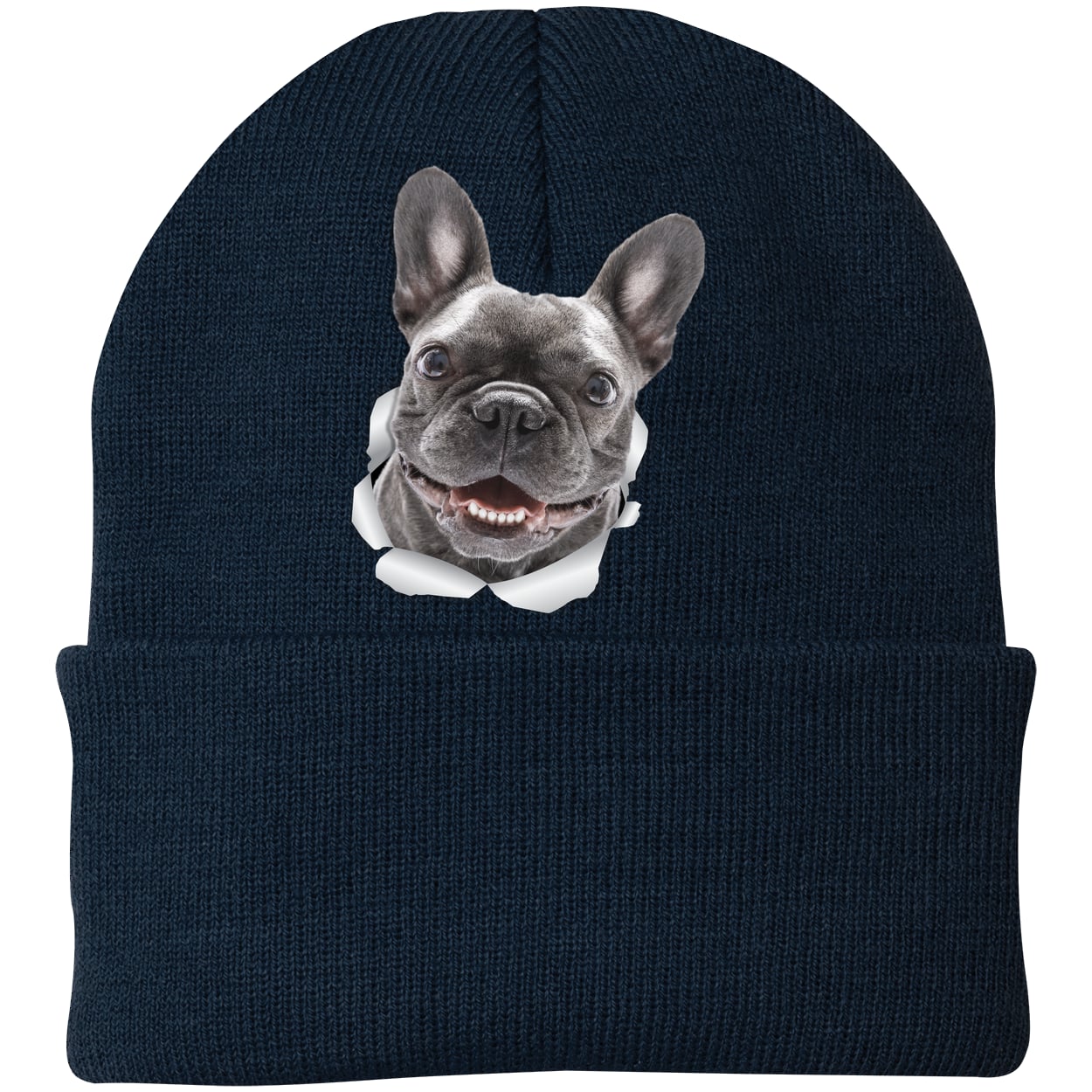CP90 Port & Company Knit Beanie - Navy