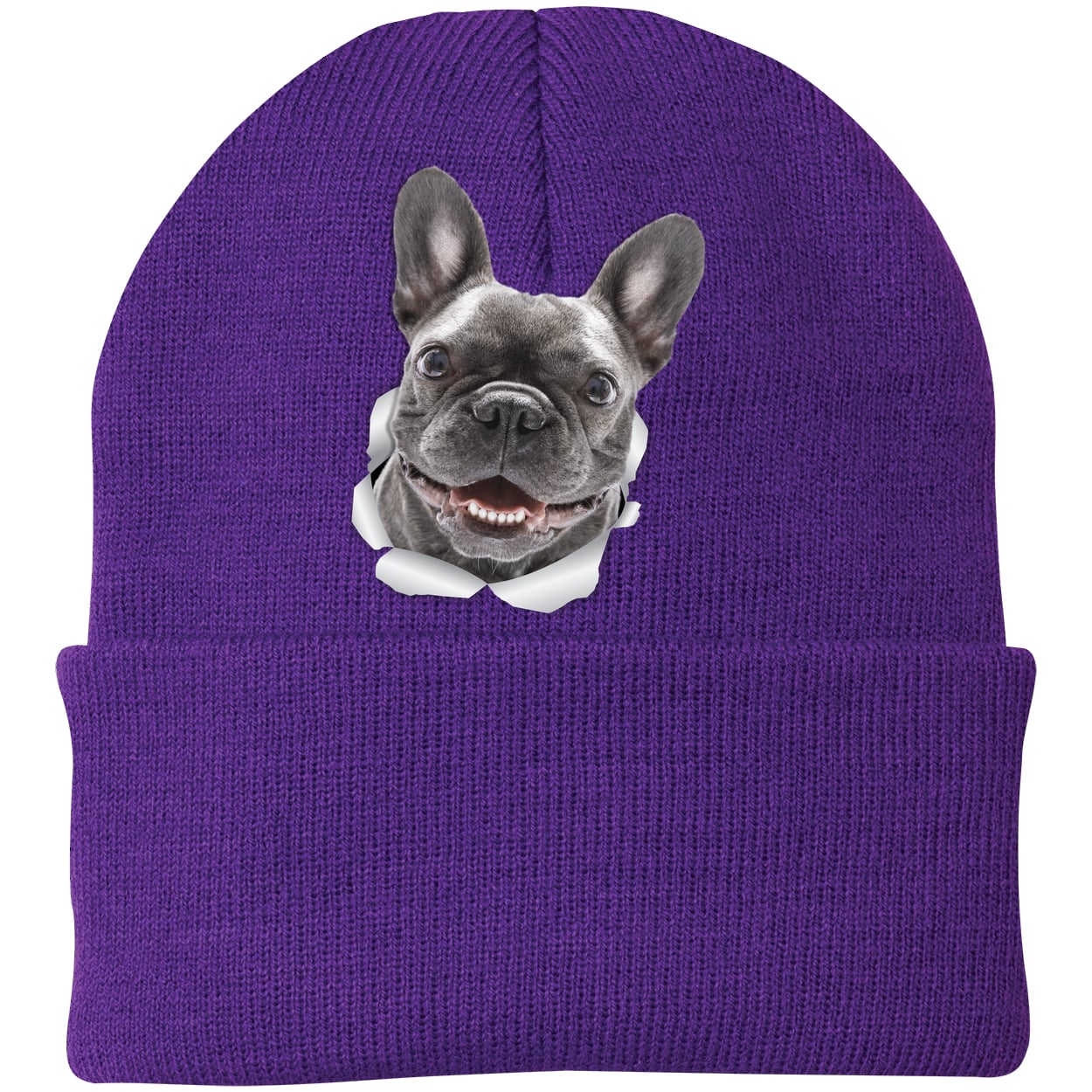 CP90 Port & Company Knit Beanie - Athletic Purple