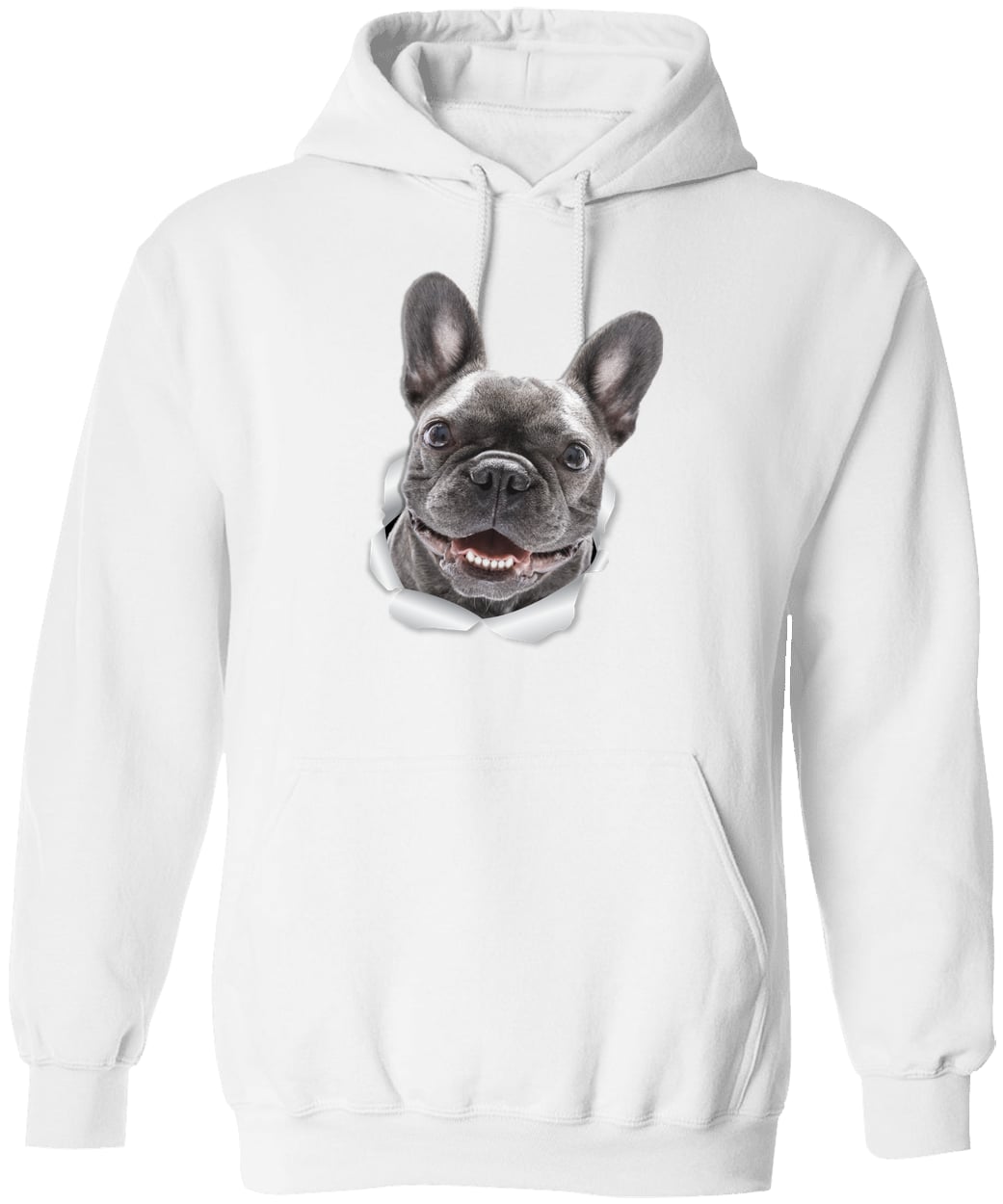 G185 Gildan Pullover Hoodie - White