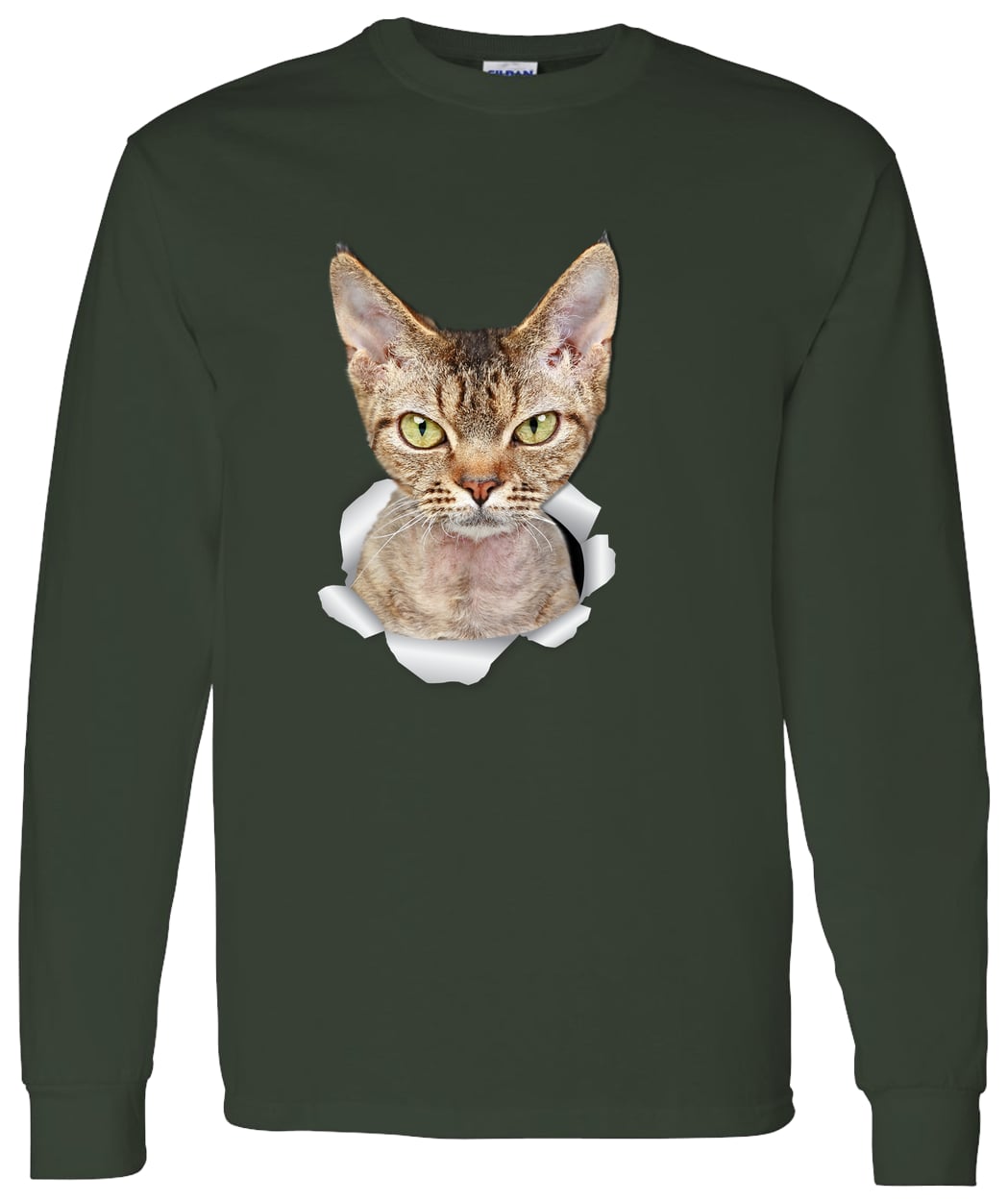G540 LS T-Shirt 5.3 oz. - Forest Green