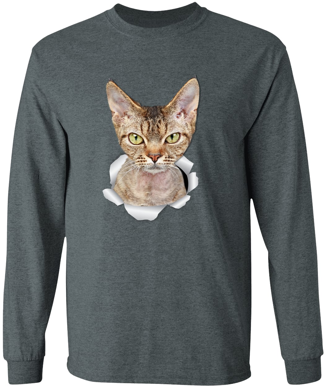 G540 LS T-Shirt 5.3 oz. - Dark Heather