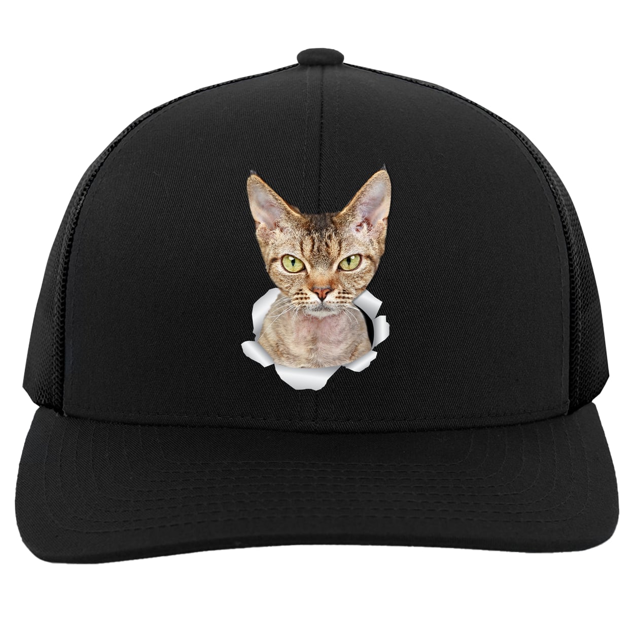 104C Trucker Snap Back - Black