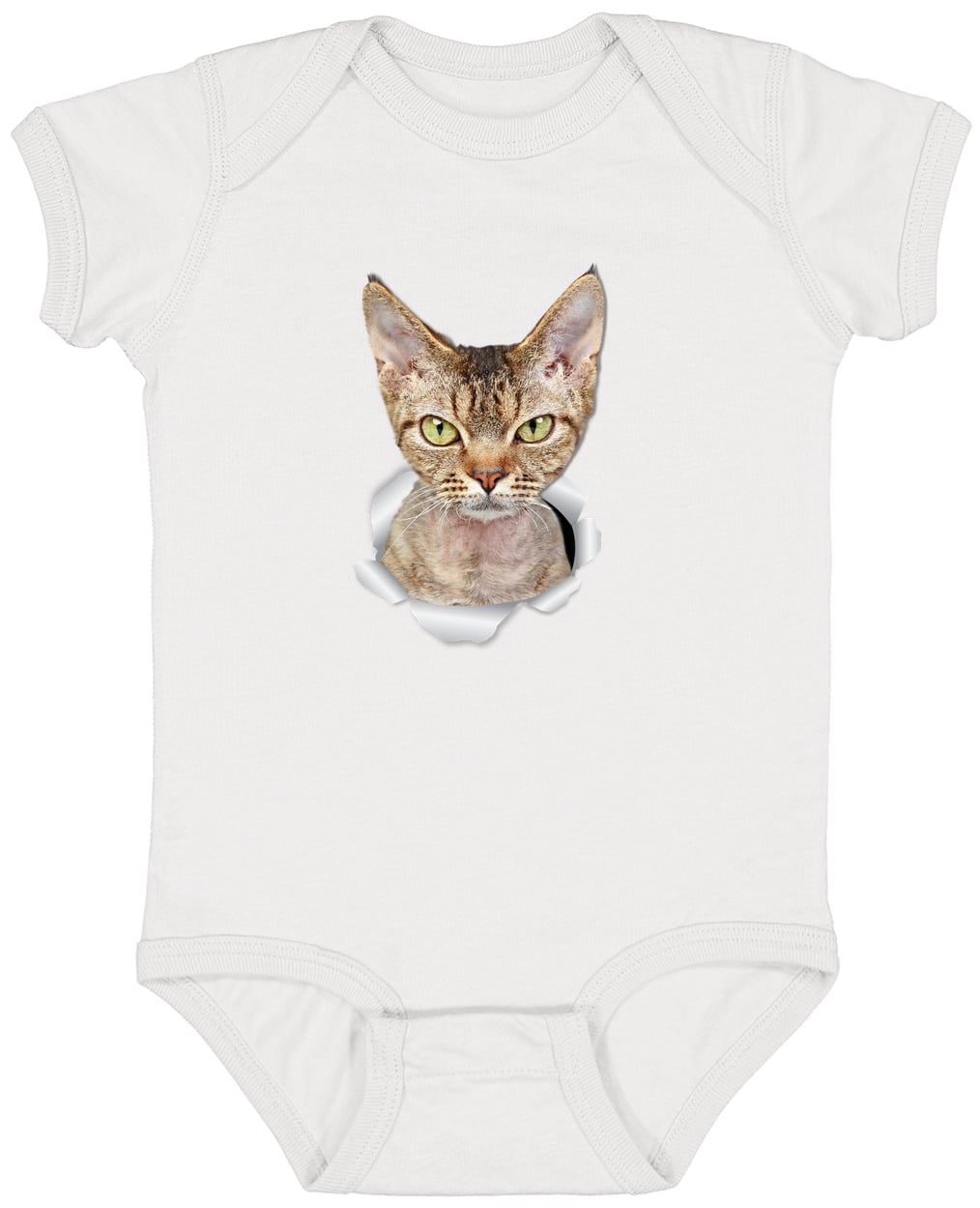 4424 Infant Fine Jersey Bodysuit - White