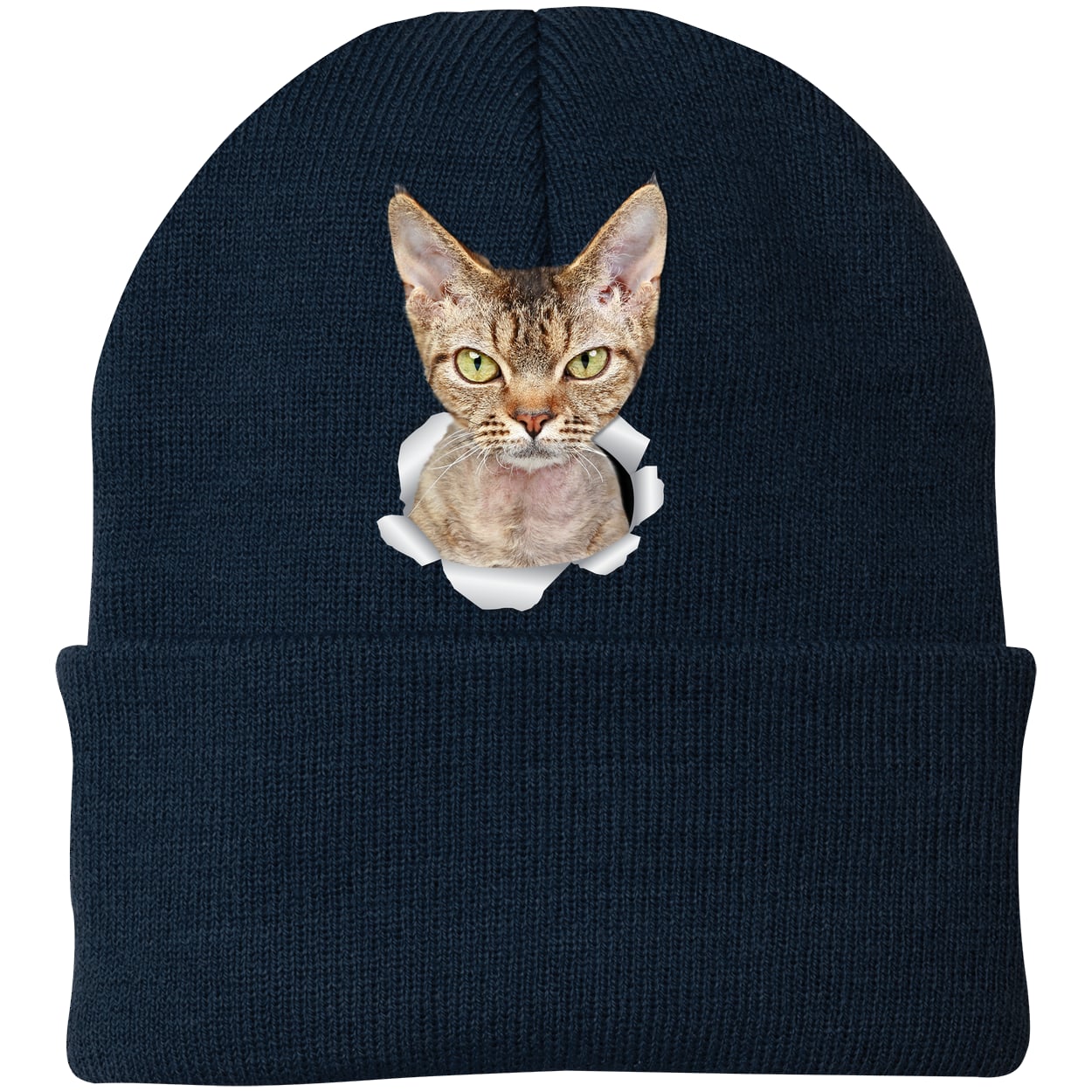CP90 Port & Company Knit Beanie - Navy