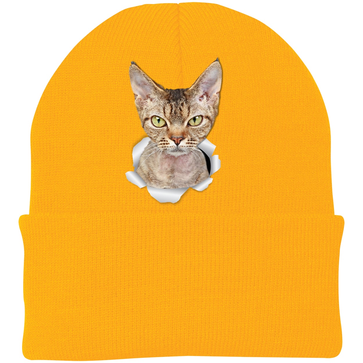 CP90 Port & Company Knit Beanie - Athletic Gold