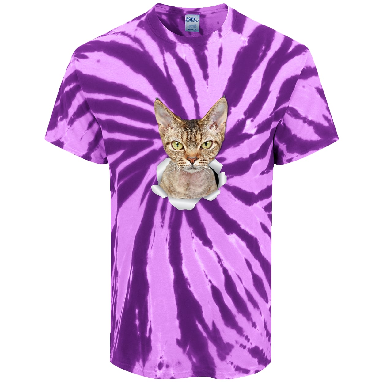 PC147 Port & Company Tie-Dye Tee - Purple