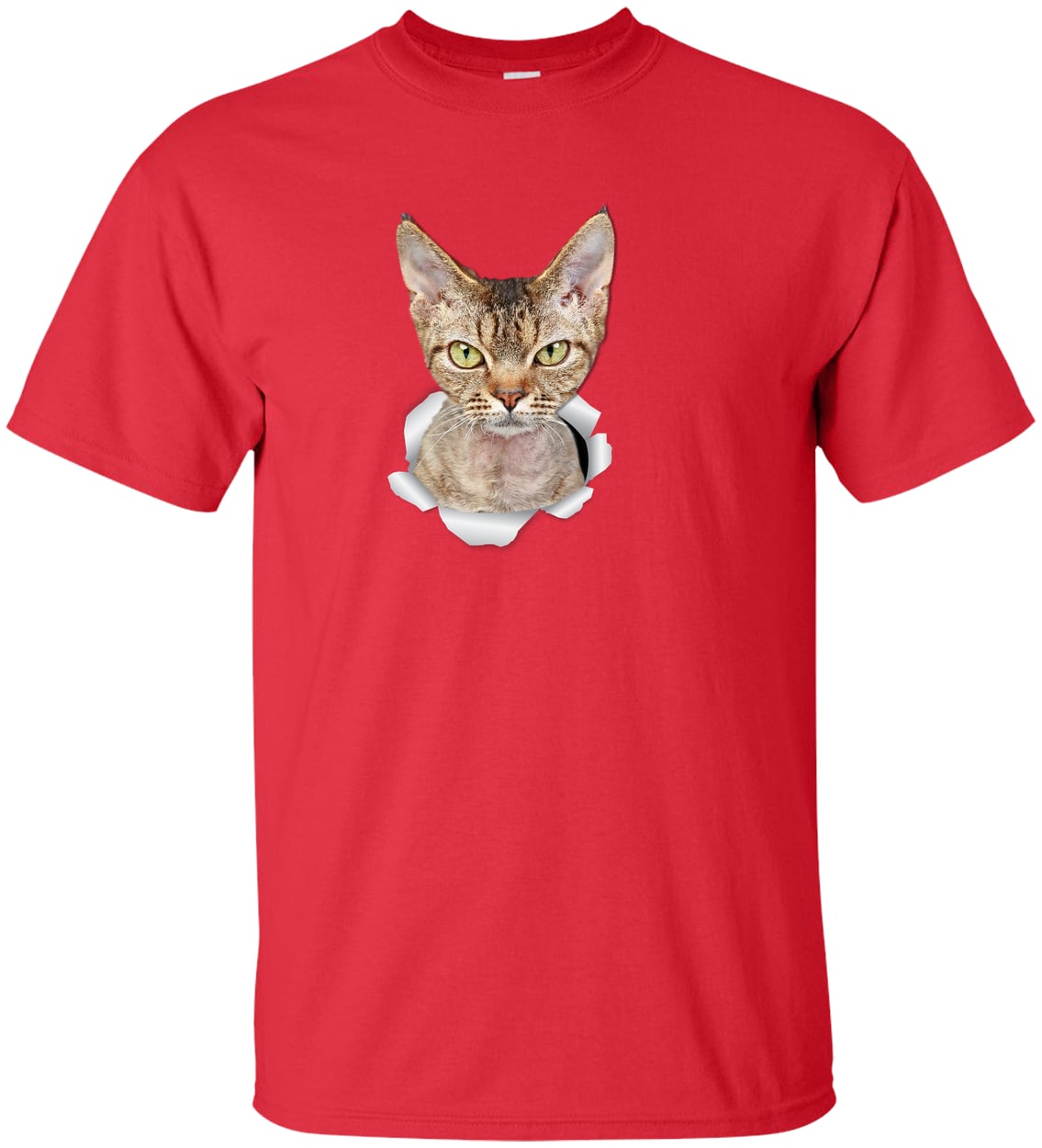 G200T Gildan Mens Tall Ultra Cotton Tee - Red